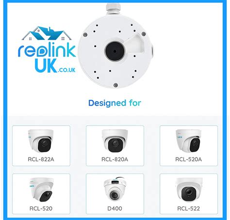 reolink dome camera junction box|reolink camera junction box.